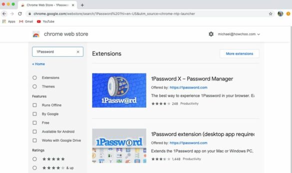 How do I add 1Password to Chrome?