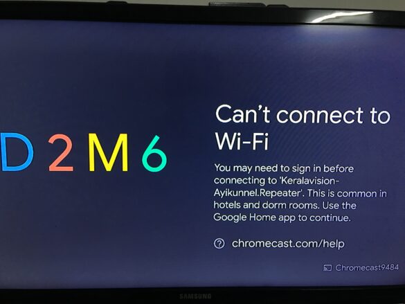 How do I connect my Chromecast to my WIFI?