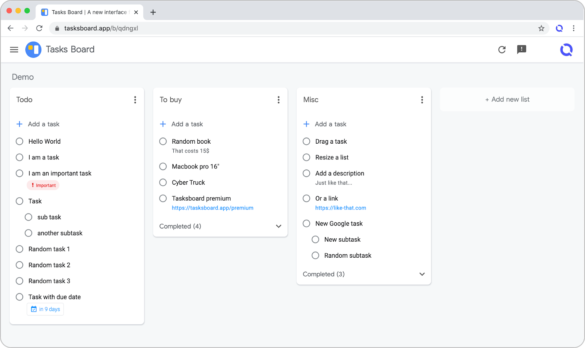 How do I get Google Tasks on my desktop?