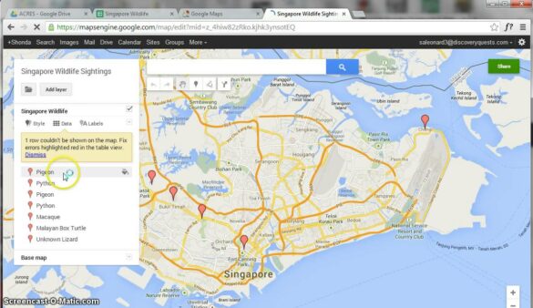 How do I import a route into Google Maps?