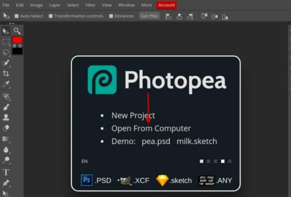 How do I open and edit an EPS file in Photoshop?
