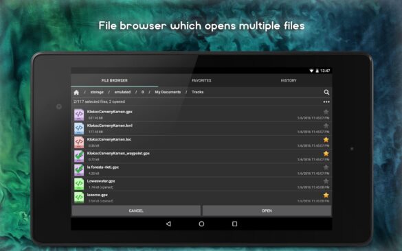 How do I play GPX files on Android?