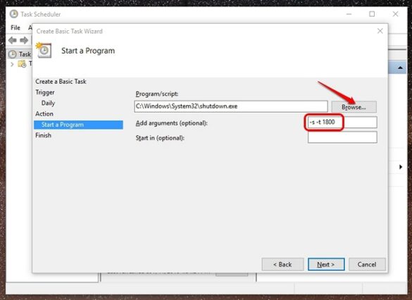 How do I set auto shutdown?