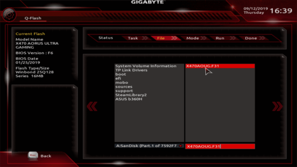 How do I update my BIOS Gigabyte?