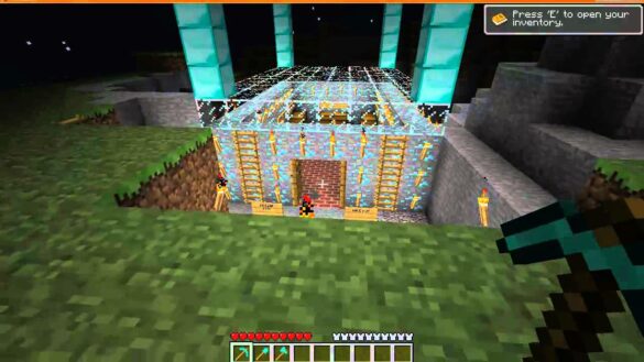 How do you activate God Mode in Minecraft?