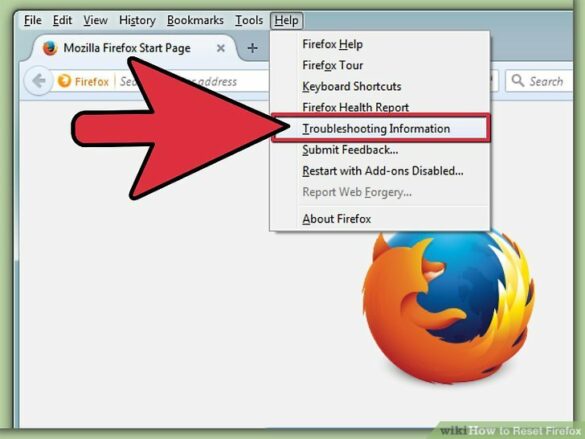 How do you reset Mozilla Firefox?