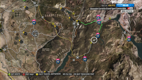 Is Forza Horizon map bigger?
