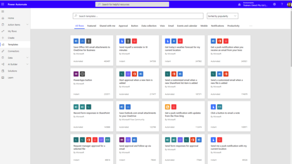 Is Power Automate included with Office 365?
