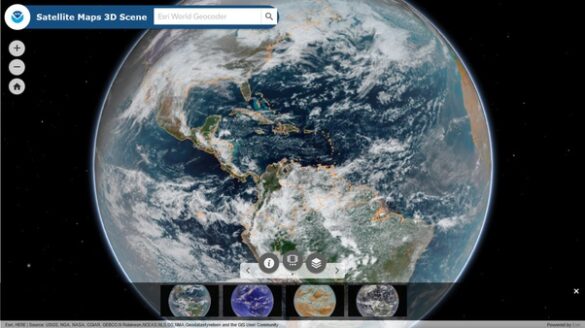 Is there a real time satellite app?
