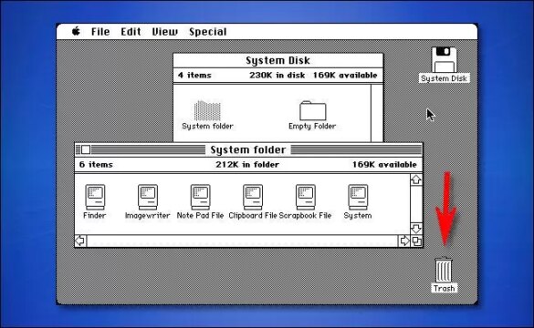 Où se trouve la corbeille de WhatsApp ?