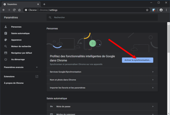Où se trouve le Presse-papier sur Google Chrome ?