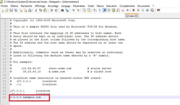 Où se trouve le fichier host Linux ?