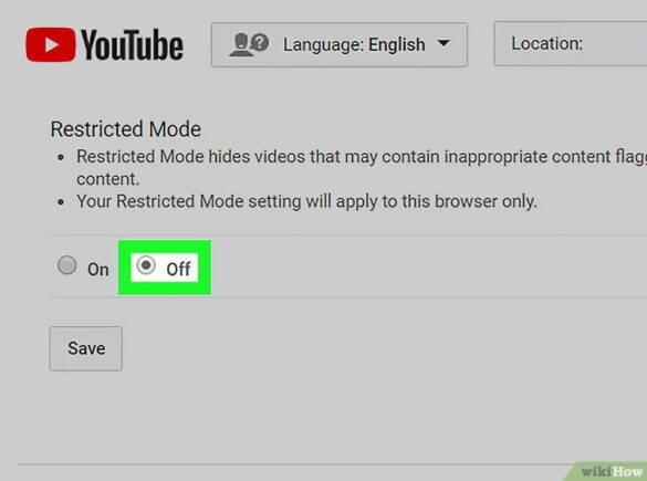 Où se trouve le mode restreint sur YouTube ?