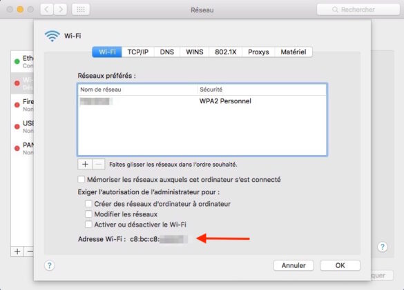 Où trouver adresse MAC iPhone 12 ?