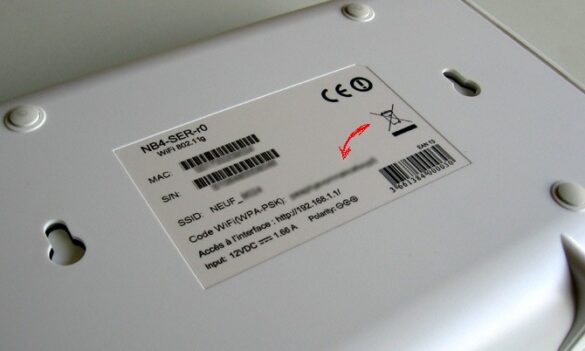 Où trouver le mot de passe pour la connection wifi ?