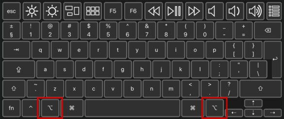 Où trouver les symboles sur clavier Mac ?