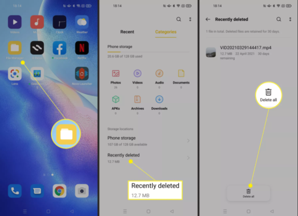 Où trouver mes fichiers sur mon téléphone Samsung ?