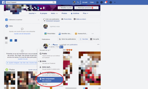 Où trouver message privé sur Facebook ?