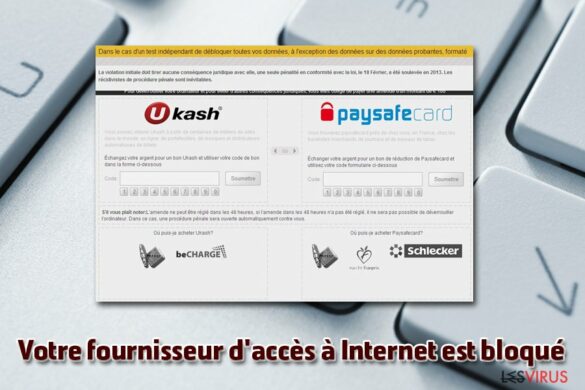 Pourquoi accès Internet bloqué ?