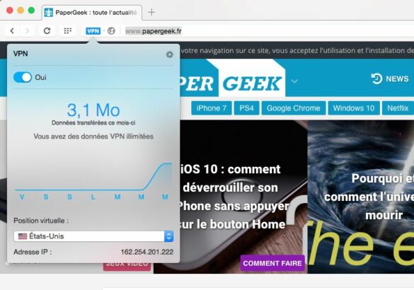 Pourquoi activer le VPN ?