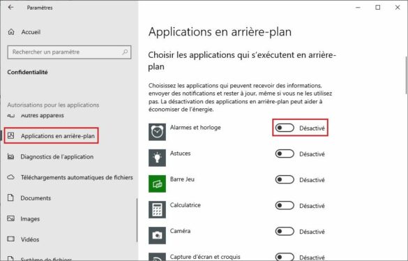 Pourquoi désactiver les données en Arrière-plan ?
