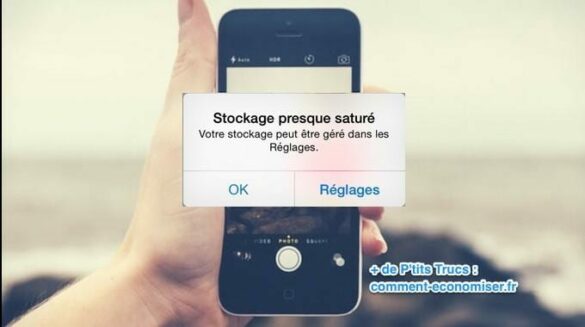 Pourquoi iPhone stockage saturé ?