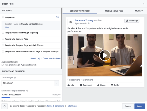 Pourquoi je ne peux pas créer de sondage sur ma page Facebook ?