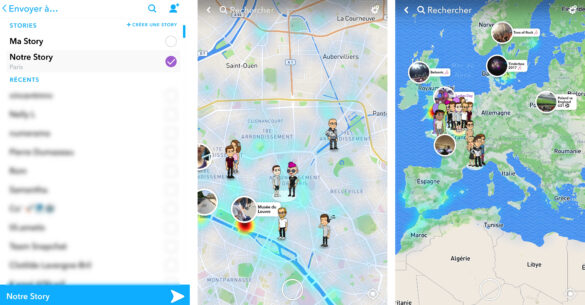 Pourquoi la localisation disparaît sur SNAP ?