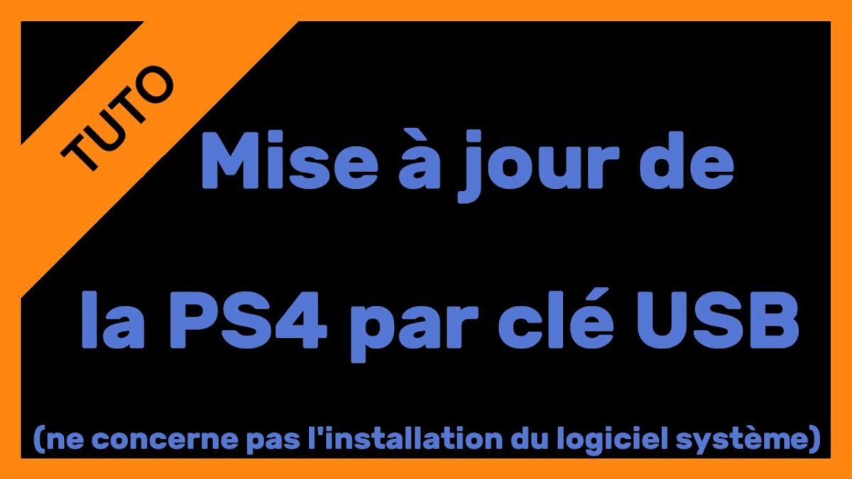 Pourquoi la mise à jour PS4 ne marche pas ?