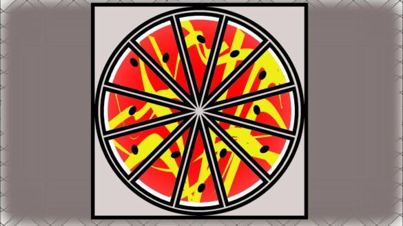 Pourquoi les pizza sont coupe en triangle ?