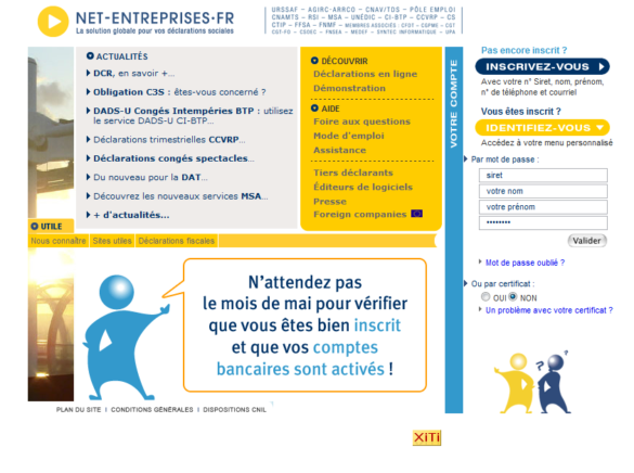 Quand déclarer sur Net entreprise ?