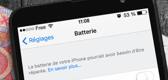 Quand il faut changer la batterie iPhone ?