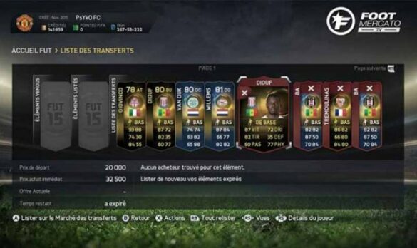 Quand vendre ses joueurs sur fut ?