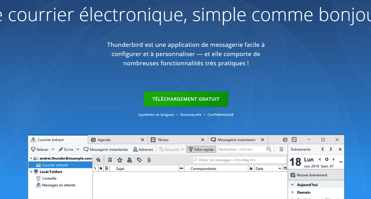 Quel est le meilleur logiciel de messagerie gratuit ?