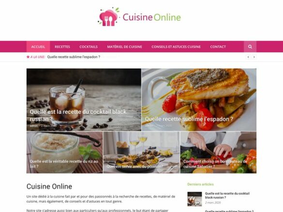 Quel est le meilleur site de recettes de cuisine ?