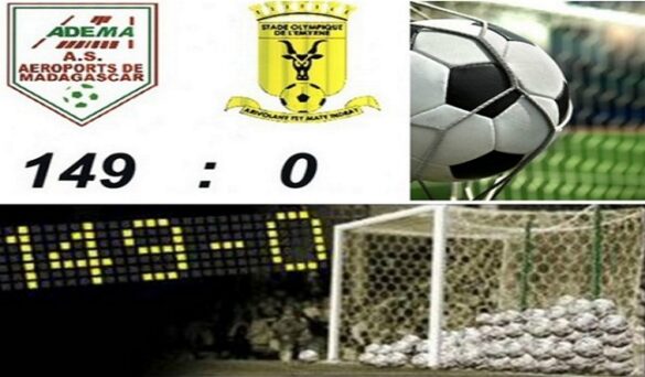 Quel est le plus gros score au foot ?