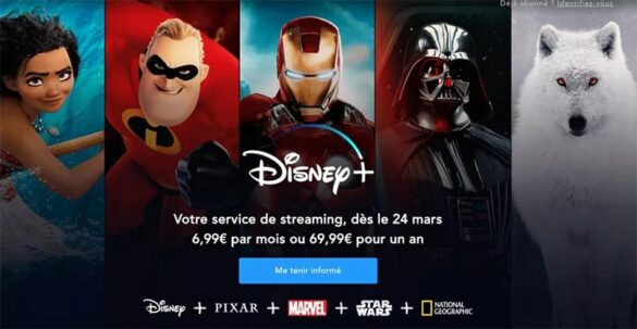 Quel est le prix de l'abonnement Disney plus ?
