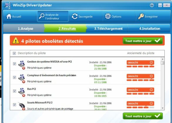 Quel logiciel pour les drivers ?