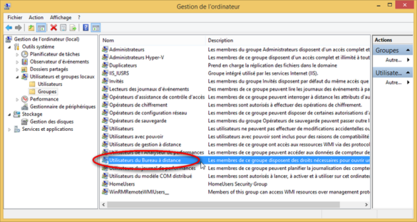 Quel port pour le bureau à distance ?