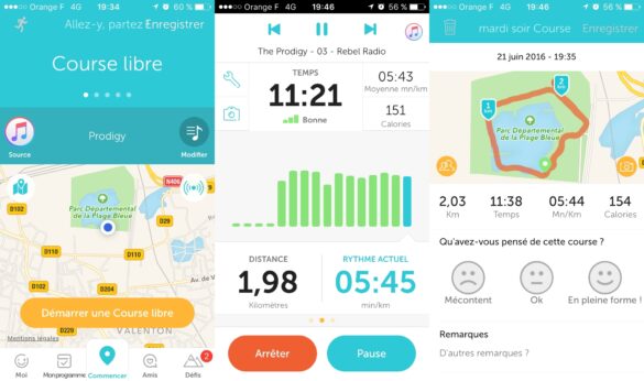 Quelle application gratuite pour courir ?