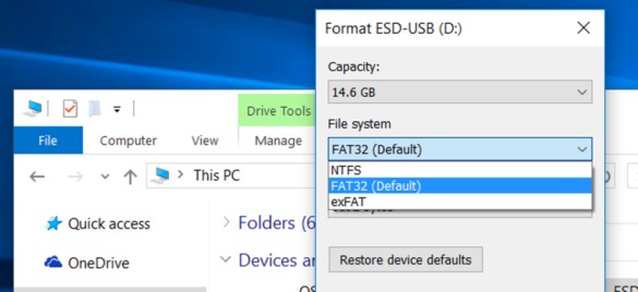 Quelle est la différence entre le format exFAT et NTFS ?