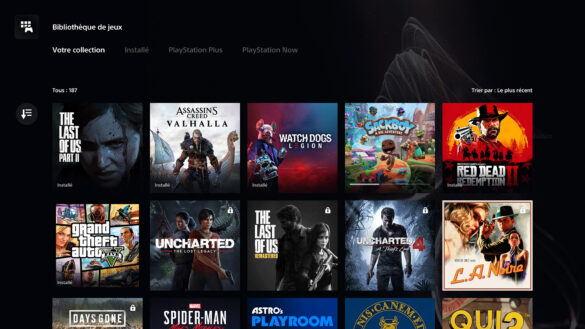 Quelle est le jeux le plus jouer sur PS4 ?