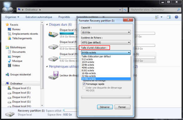 Quelle taille de cluster ?