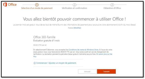 Quelle version Office est gratuite ?