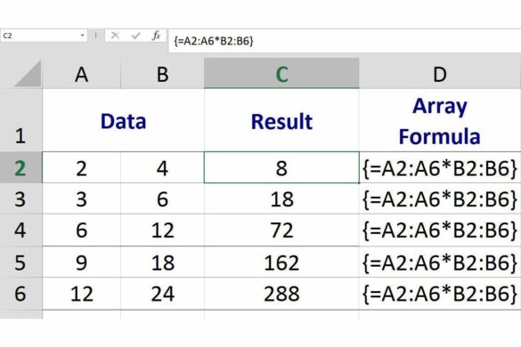 Quelles sont les formules d'Excel ?