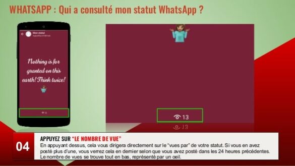Qui a vu mon statut WhatsApp en cachette ?