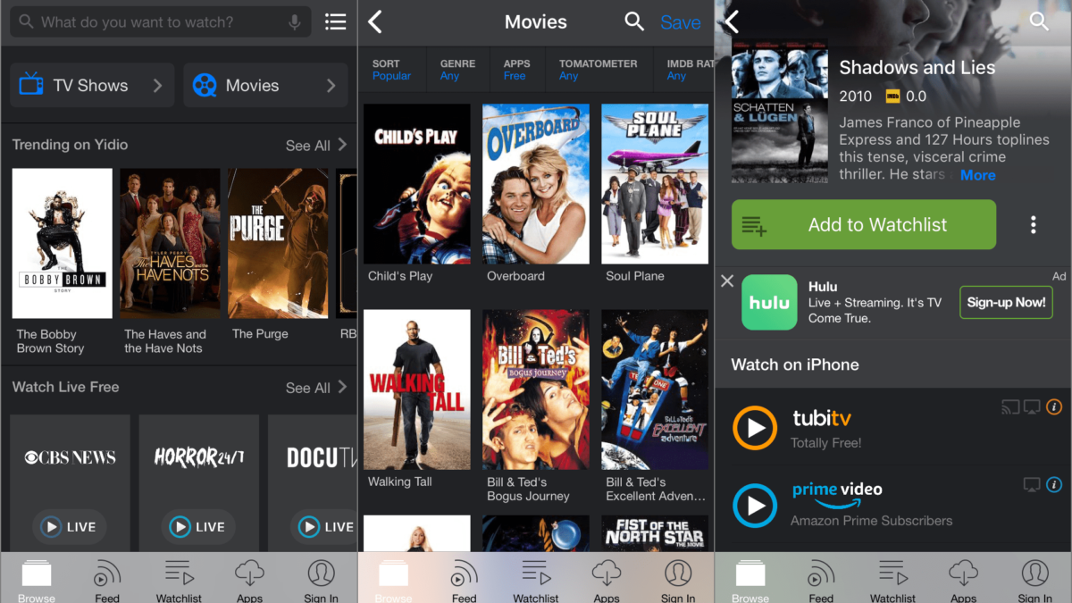 What apps can you download on an Android TV?