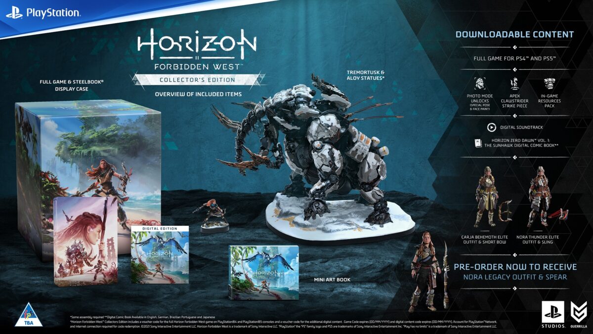 What does Horizon Forbidden West Special Edition come with?