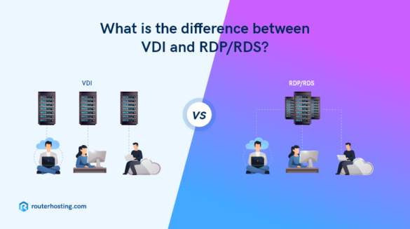 What is the difference between RDS and RDP?